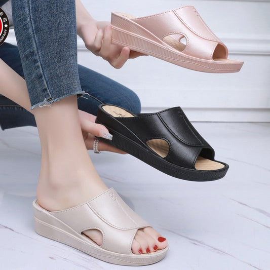 ✨2025 Sandały z miękkiej skóry (obcas 3-5 cm)