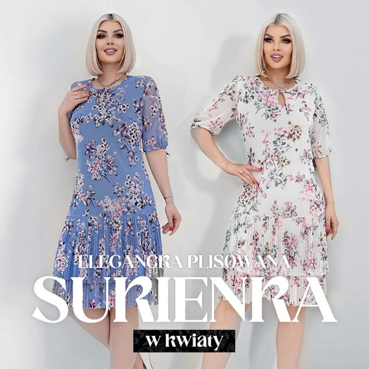 🌸2025 Letnia sukienka z nadrukiem