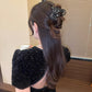 Elegant Sparkling Faux Diamond Bow Hair Clip