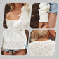 ✨Damski luźny top z dzianiny z dekoltem V szpic