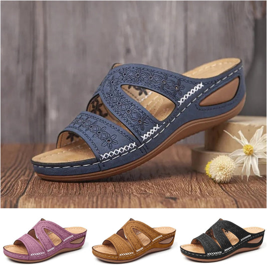 ✨2025 Sandały z miękkiej skóry (obcas 3-5 cm)