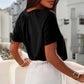 👚Wygodna koszulka damska z krótkim rękawem