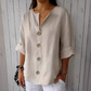Women's Loose Fashion Button Top