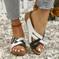 👟【EU36-43】Damskie sandały na lato z regulowanym paskiem na krzyż