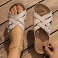 👟【EU36-43】Damskie sandały na lato z regulowanym paskiem na krzyż