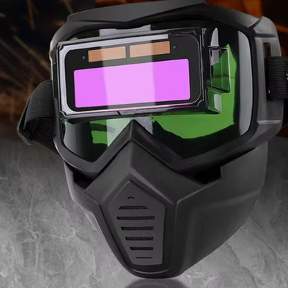 ⚡Automatyczne przyciemnianie pełna twarz maska ochronna spawalnicza