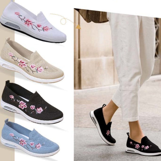 🌸【EU37-41】 Damskie buty casualowe z oddychającego płótna z nadrukiem