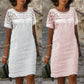 Women’s Casual Lace Round Neck Dress